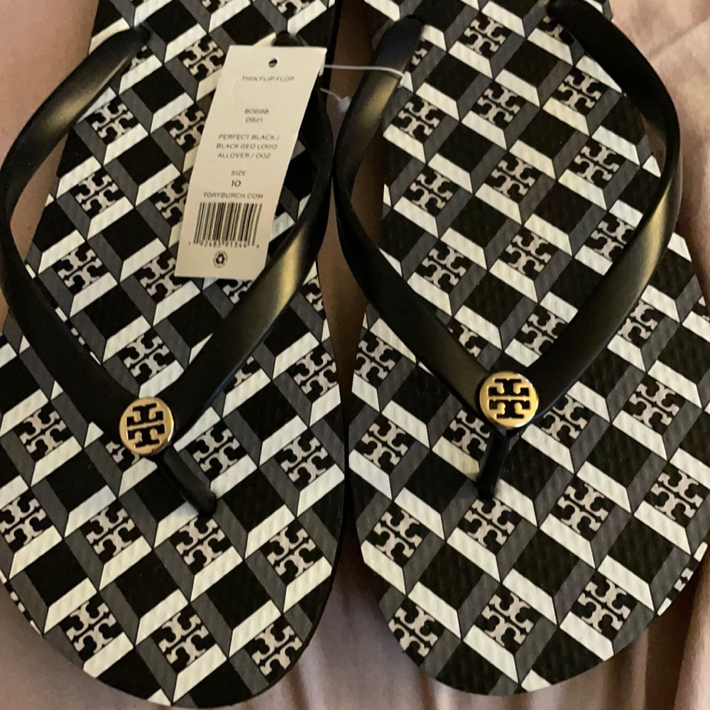 Tory Burch flip flops new with tags
